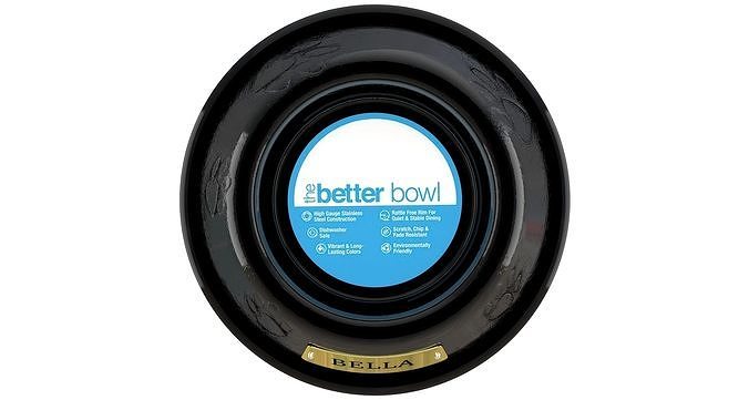 Large Bowl Midnight Black 3D model 7