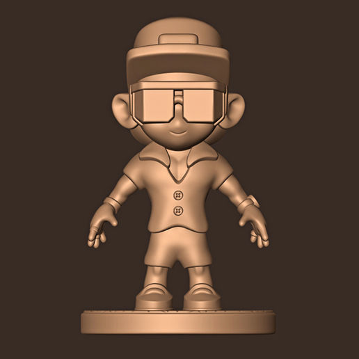 Bruno Mars 3D print model_1