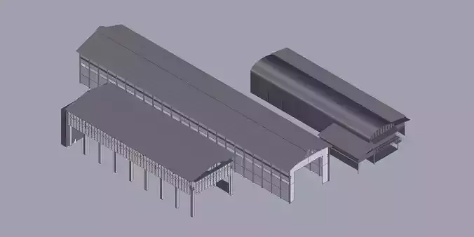 Warehouse collection floor plan of building