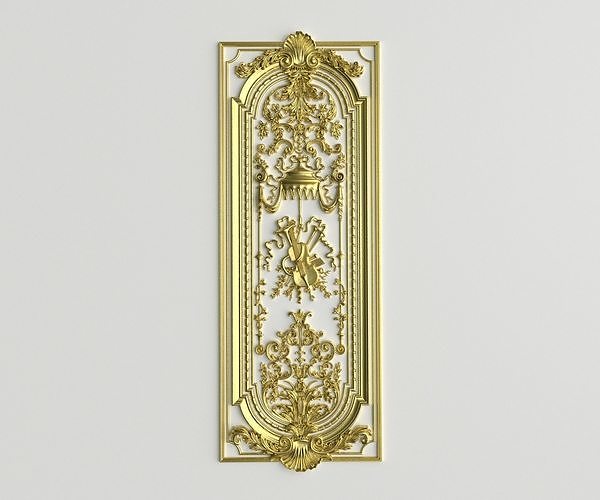 Classic decor ornament v-10 3D model 3D model