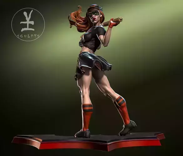 Batwoman Bombshells 3D print model