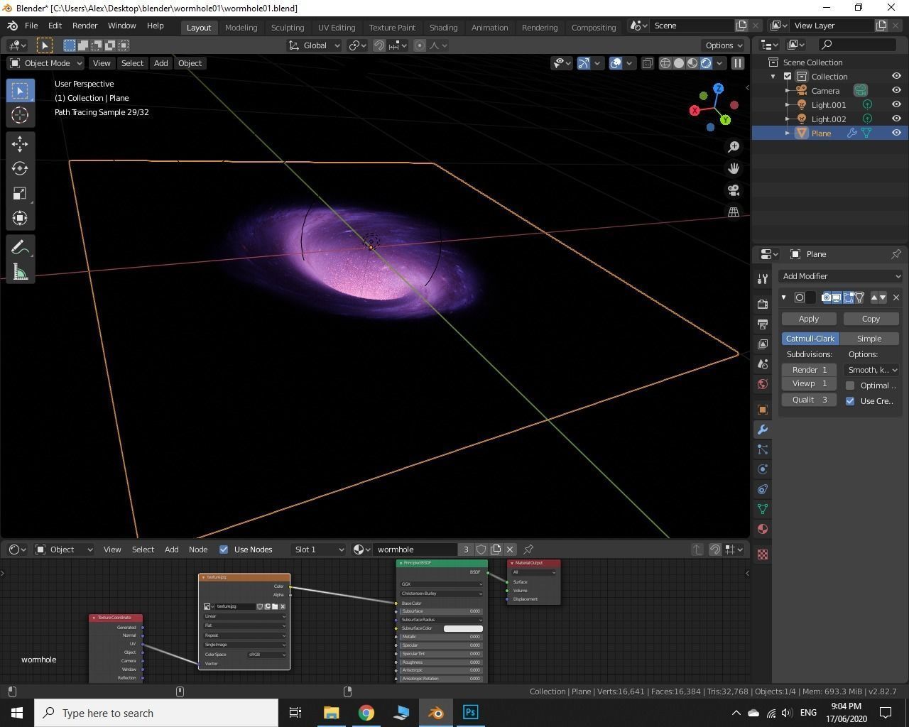Wormhole Galaxy 3D model_6