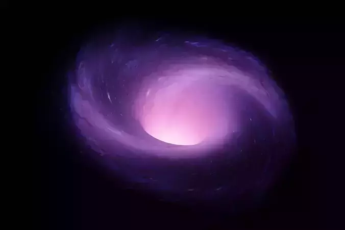 Wormhole Galaxy 3D model