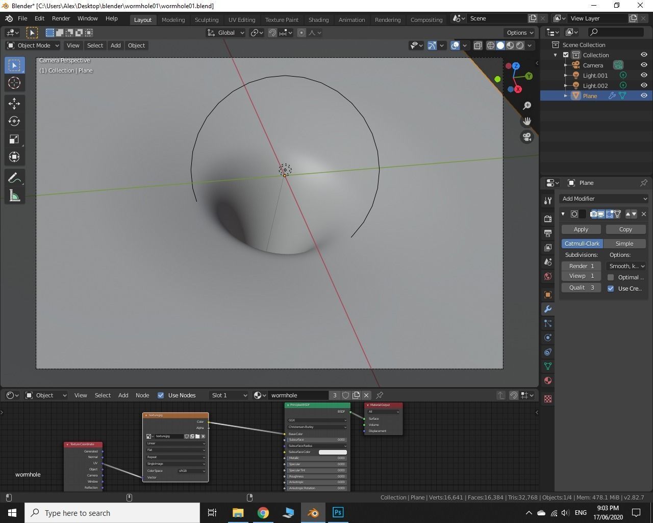 Wormhole Galaxy 3D model_3