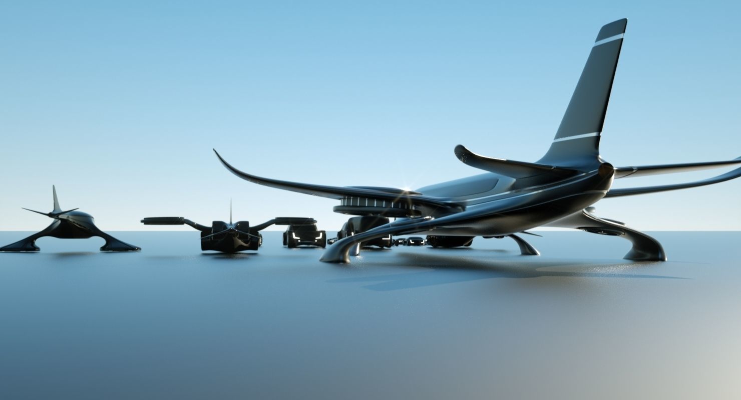 Future Vehicles Collection 3D model_2