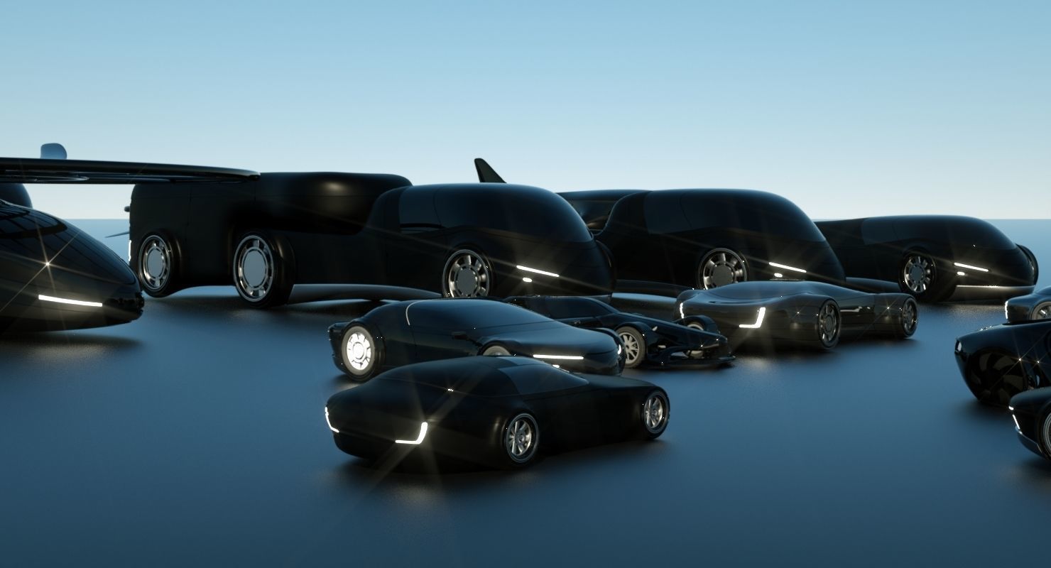 Future Vehicles Collection 3D model_3