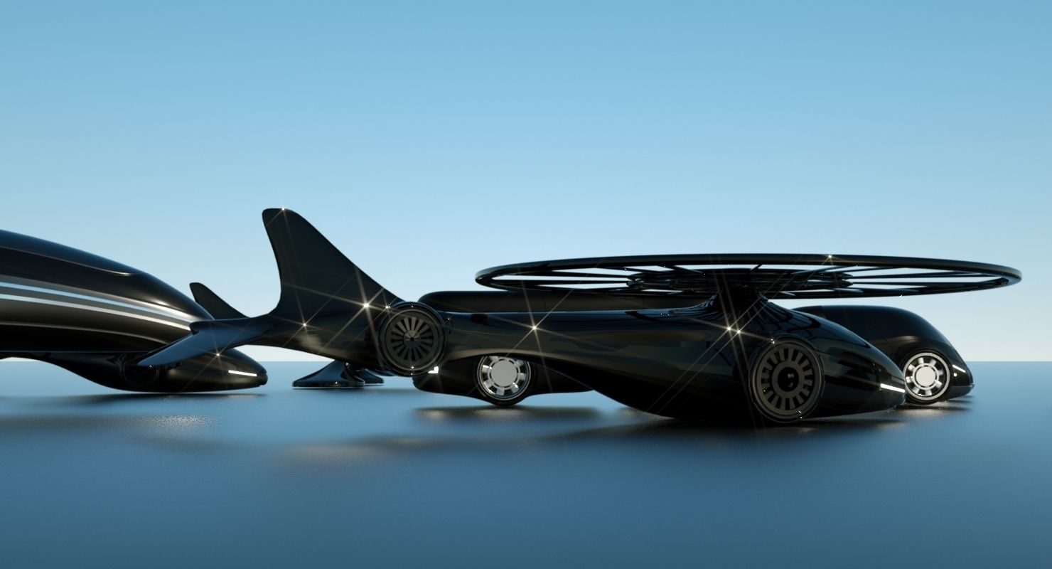Future Vehicles Collection 3D model_4