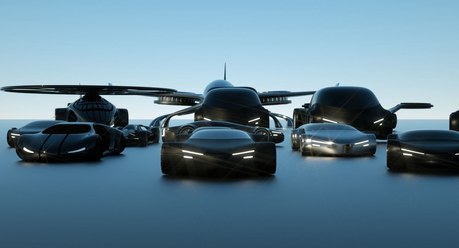 Future Vehicles Collection 3D model_5