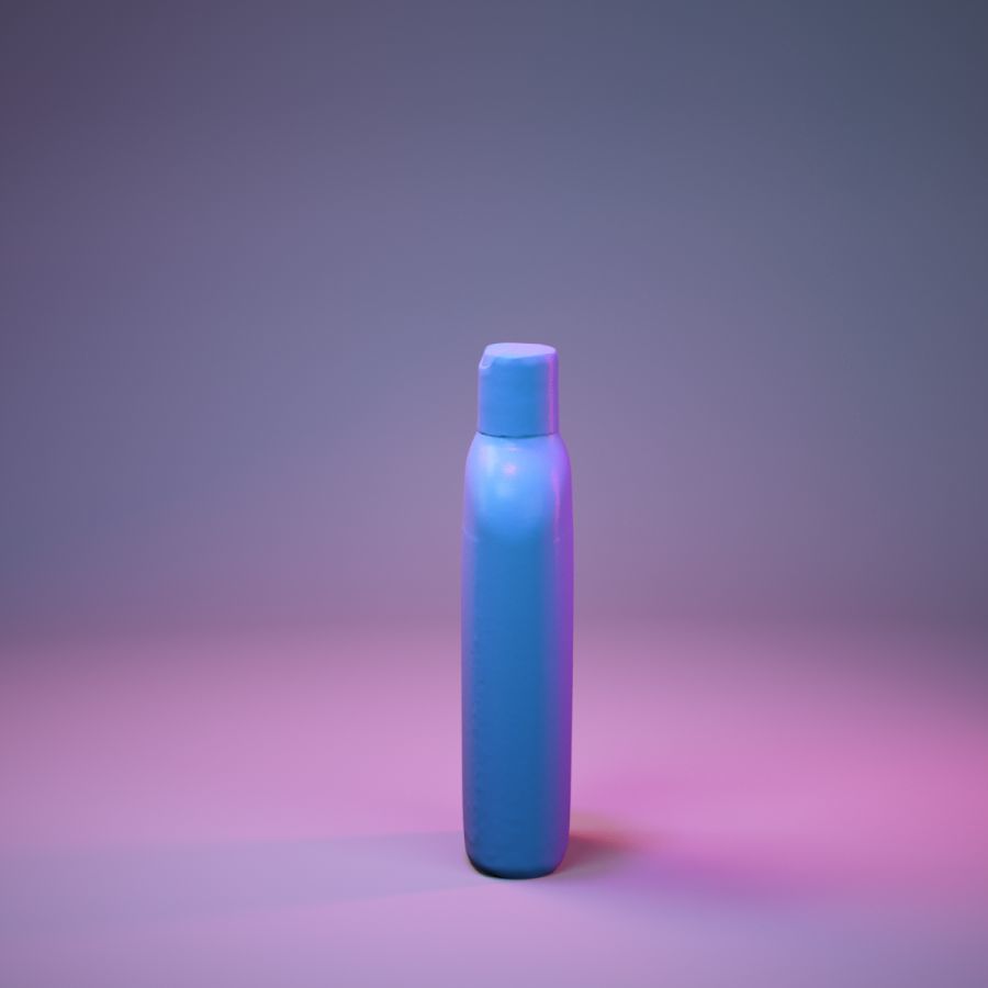 Container 051 Low-poly 3D model_2