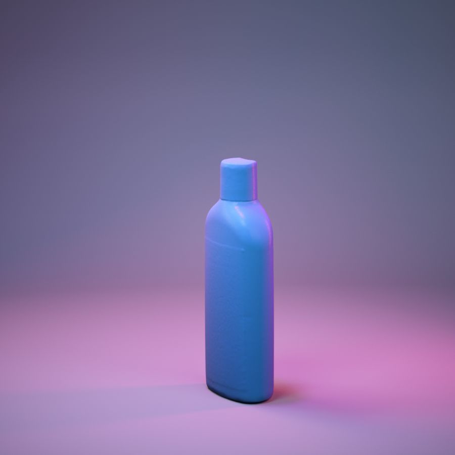 Container 051 Low-poly 3D model_9