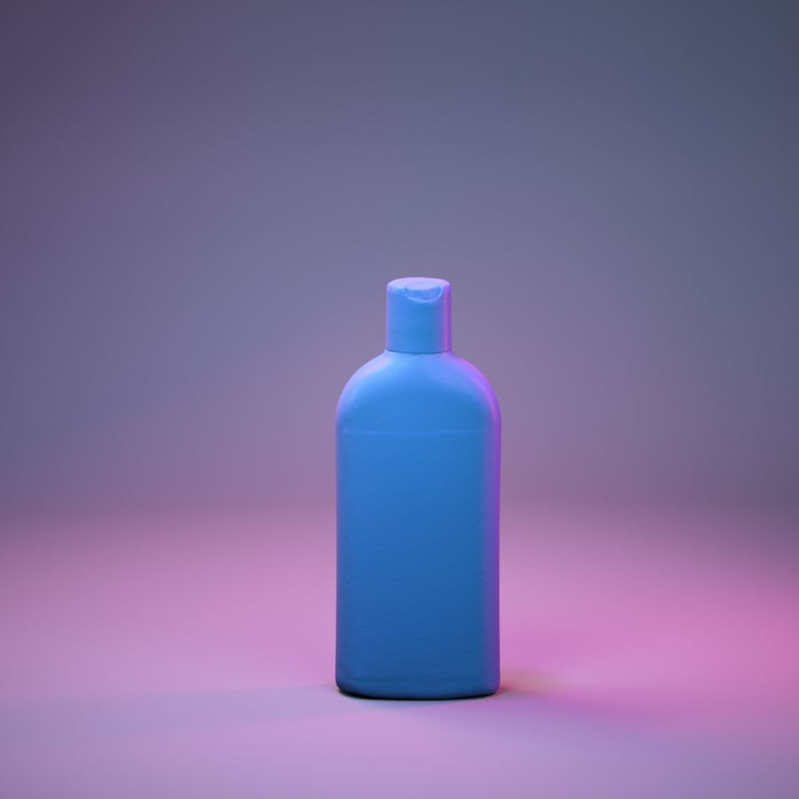 Container 051 Low-poly 3D model_5