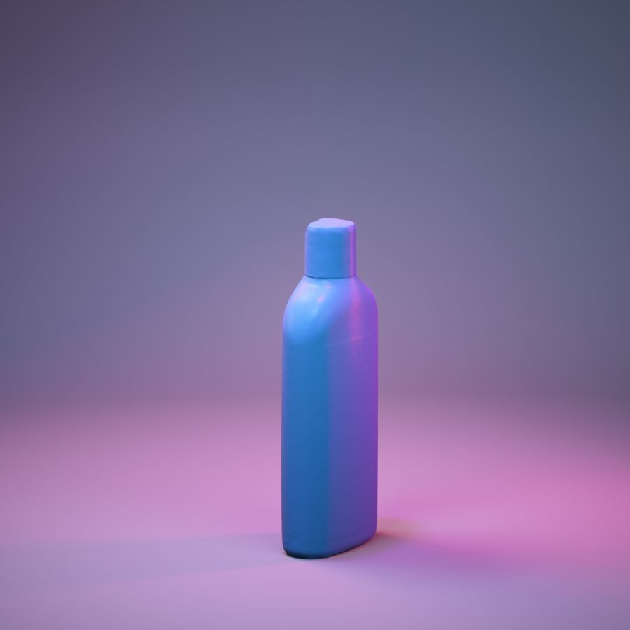 Container 051 Low-poly 3D model_1