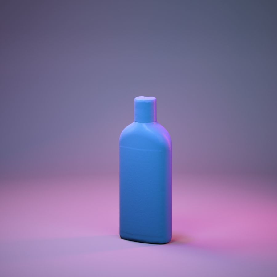 Container 051 Low-poly 3D model_10