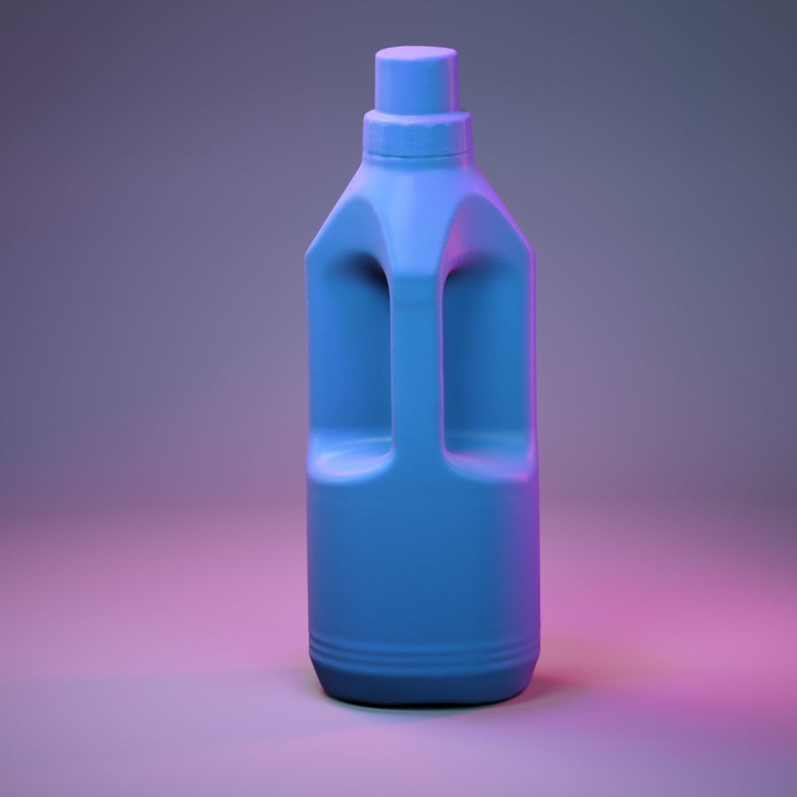 Container 046 Low-poly 3D model_5