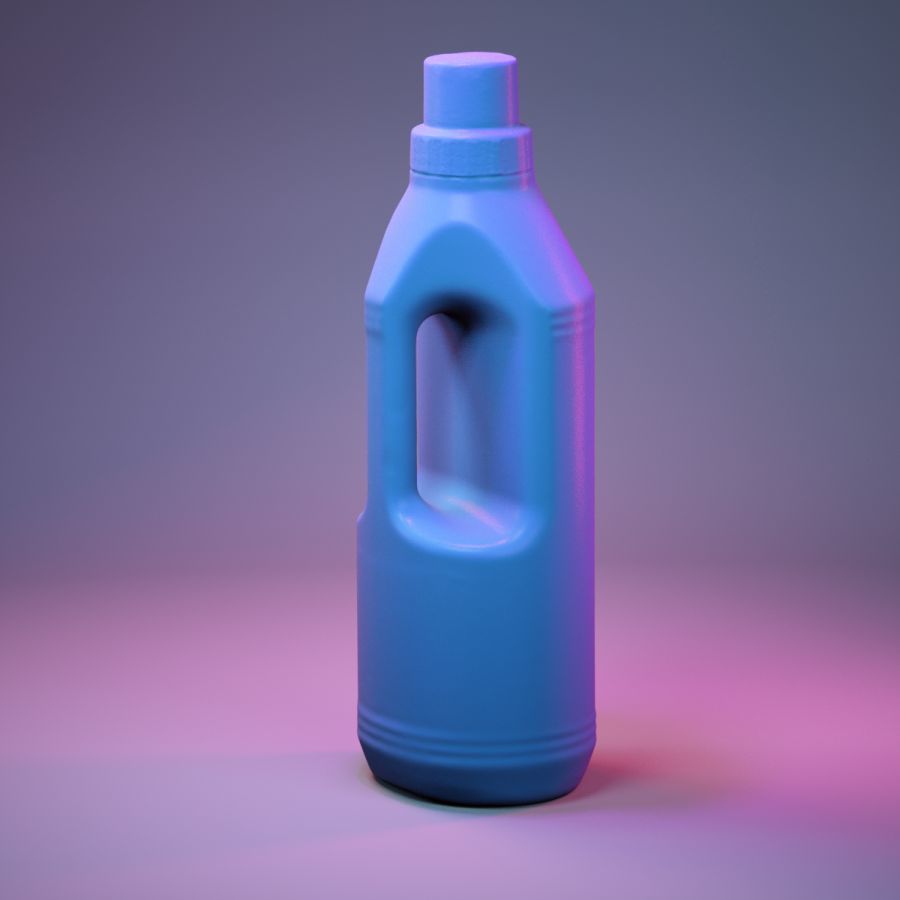 Container 046 Low-poly 3D model_3