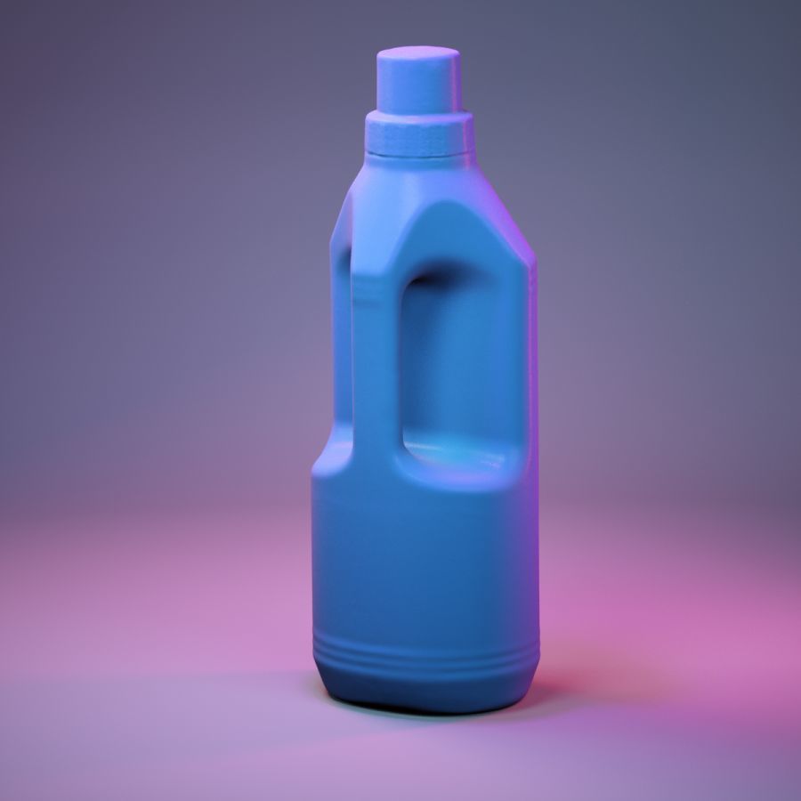 Container 046 Low-poly 3D model_4