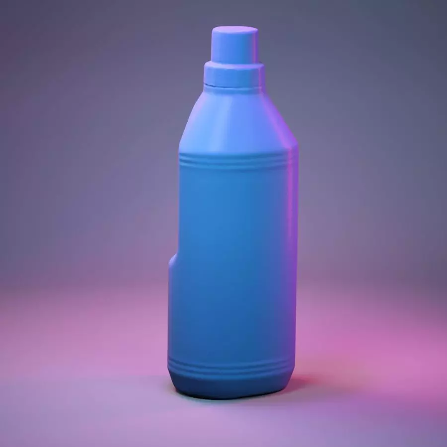 Container 046 Low-poly 3D model_0