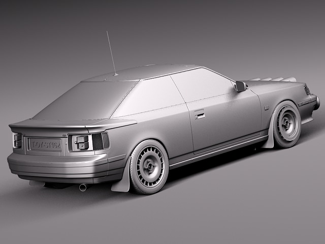 Toyota Celica 1985-1989 st165 RALLY 3D model_12