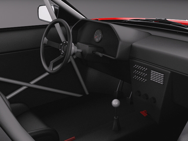 Toyota Celica 1985-1989 st165 RALLY 3D model_8