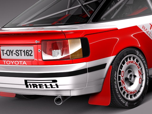 Toyota Celica 1985-1989 st165 RALLY 3D model_3