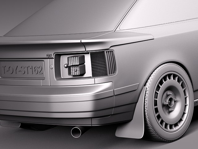 Toyota Celica 1985-1989 st165 RALLY 3D model_11