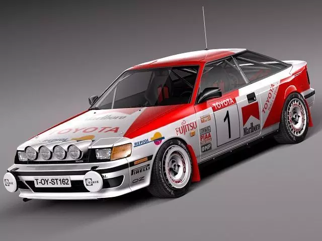 Toyota Celica 1985-1989 st165 RALLY 3D model_0