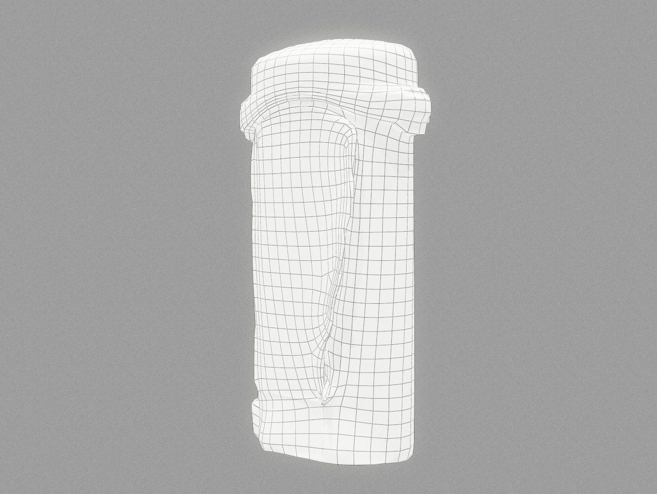 Container 037 Low-poly 3D model_12