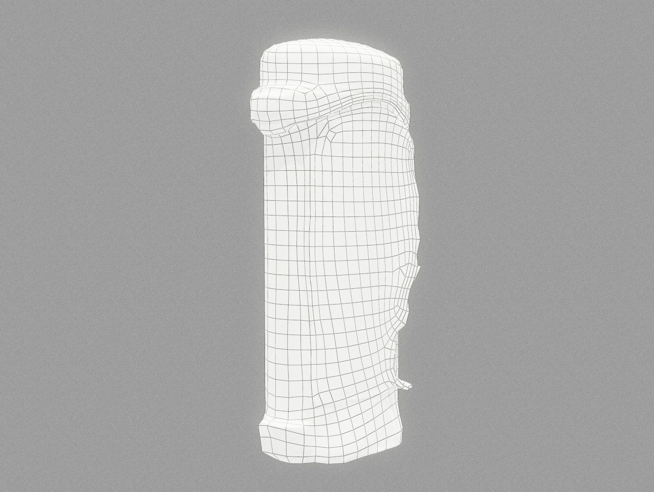 Container 037 Low-poly 3D model_13