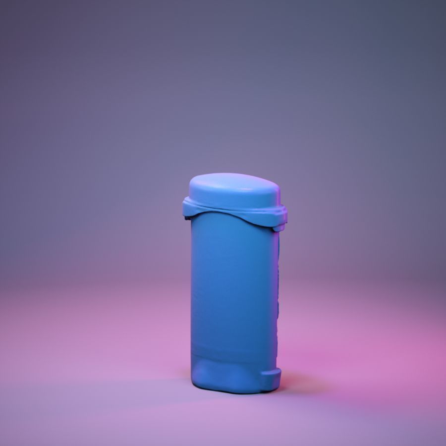 Container 037 Low-poly 3D model_4