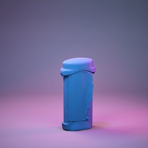 Container 037 Low-poly 3D model