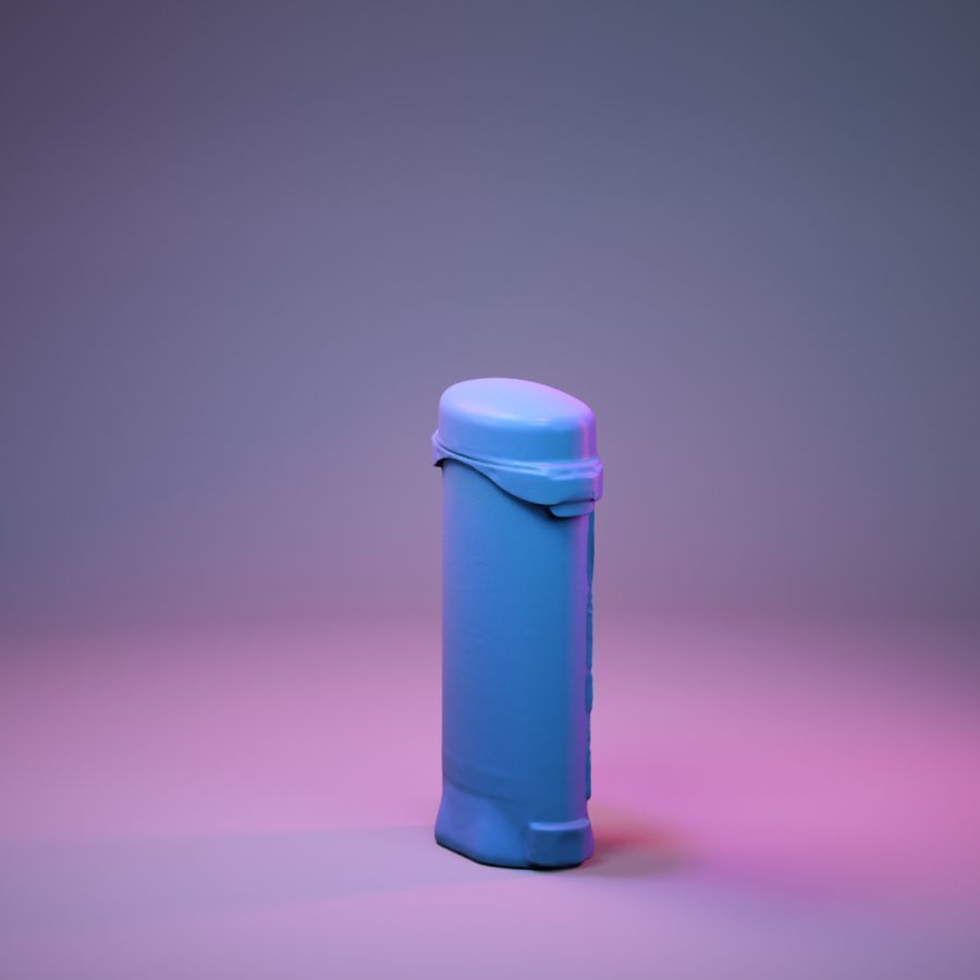 Container 037 Low-poly 3D model_3