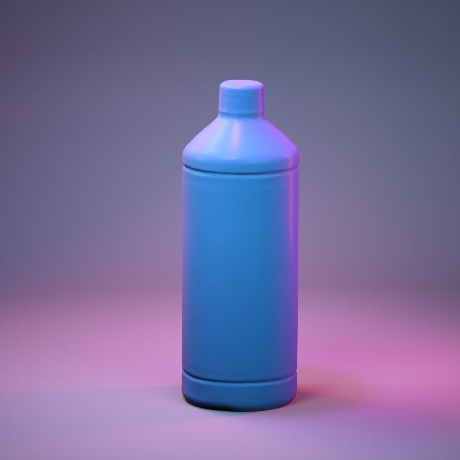 Container 035 Low-poly 3D model_2