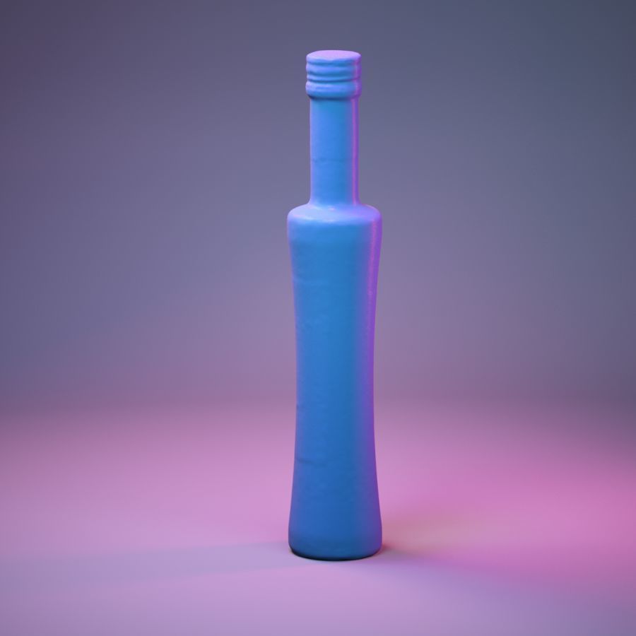 Container 034 Low-poly 3D model_9