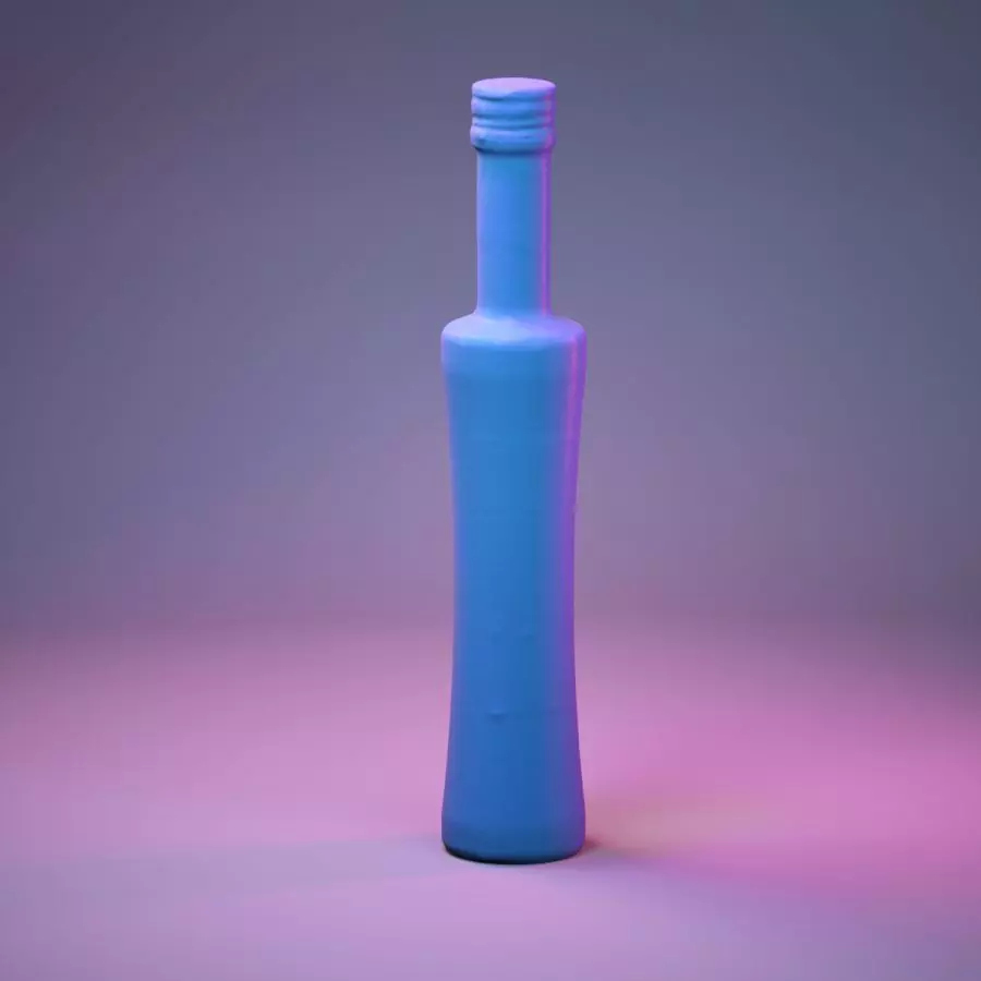 Container 034 Low-poly 3D model_0