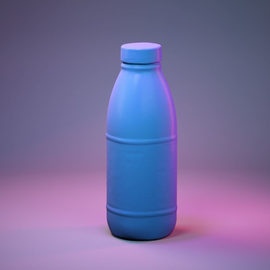 Container 027 Low-poly 3D model_6