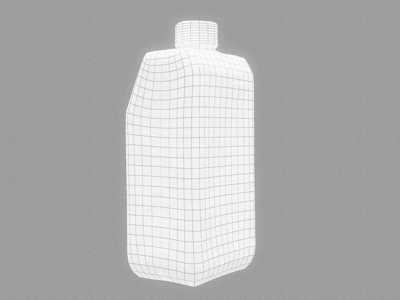 Container 022 Low-poly 3D model_14