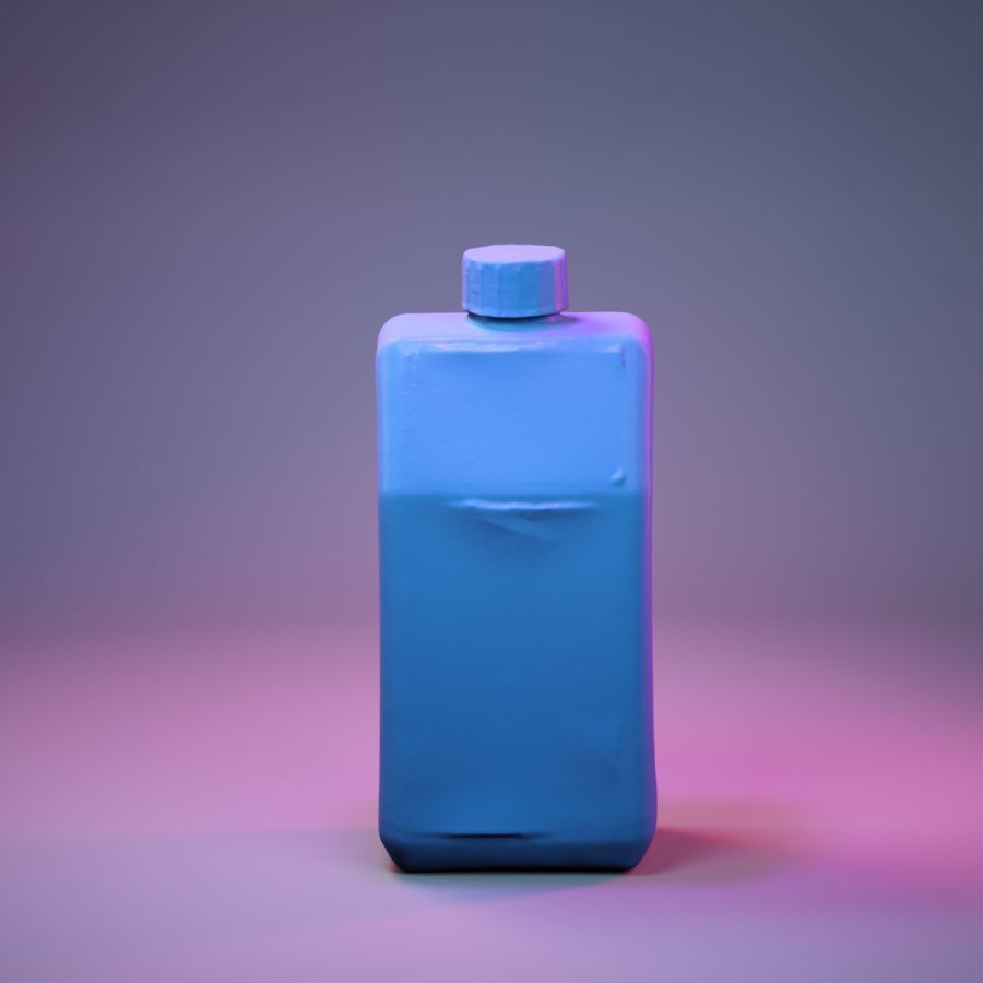 Container 022 Low-poly 3D model_8