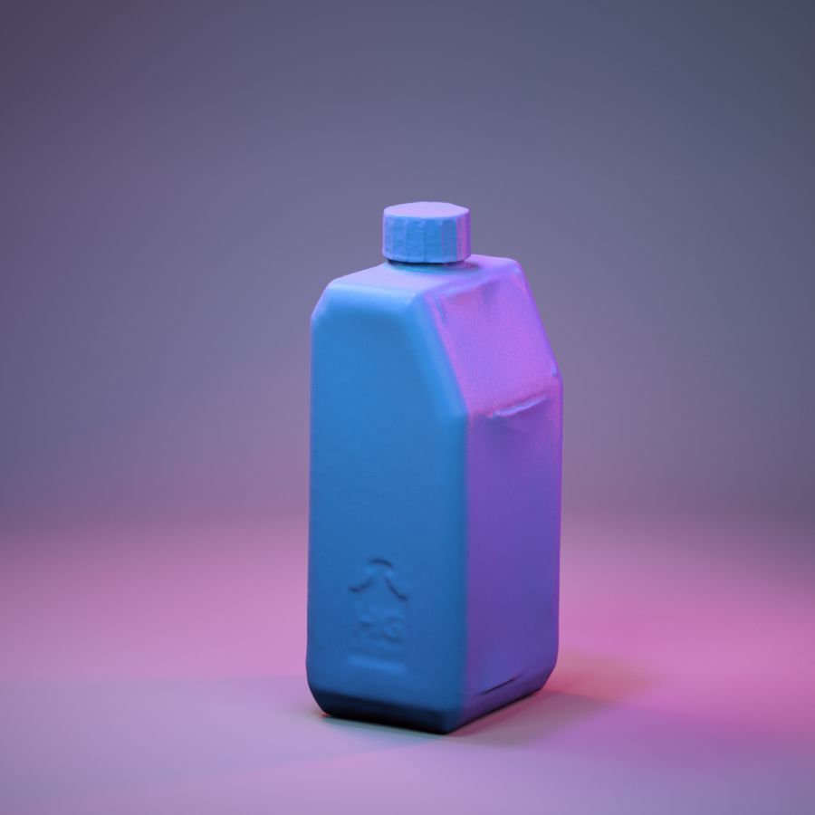 Container 022 Low-poly 3D model_10