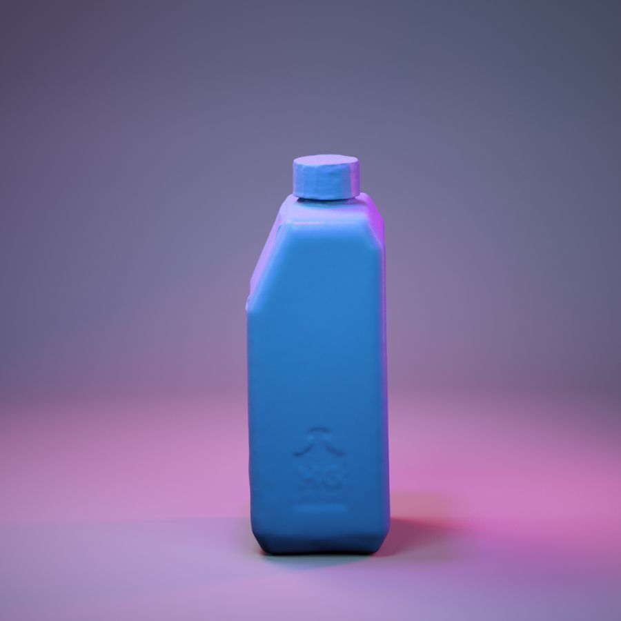 Container 022 Low-poly 3D model_5