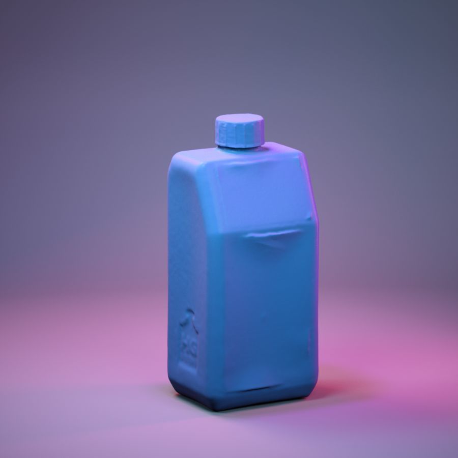 Container 022 Low-poly 3D model_9