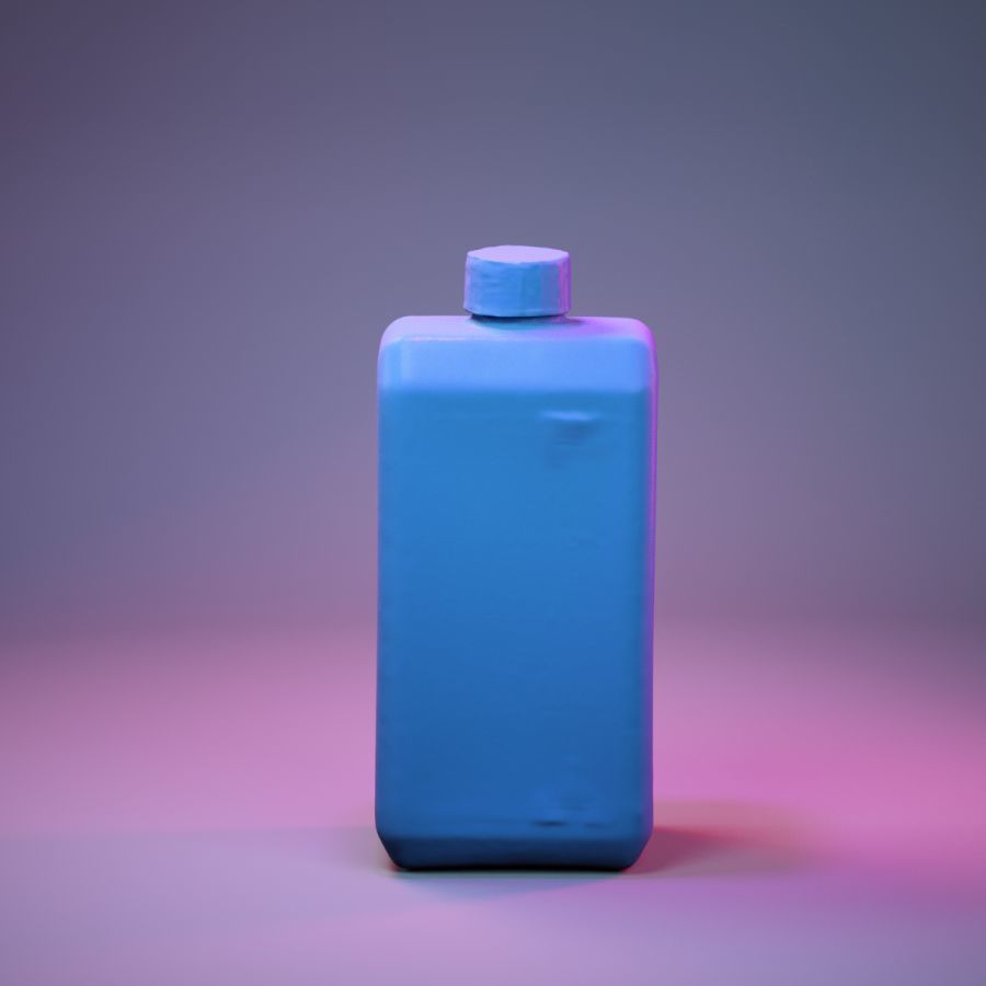 Container 022 Low-poly 3D model_2