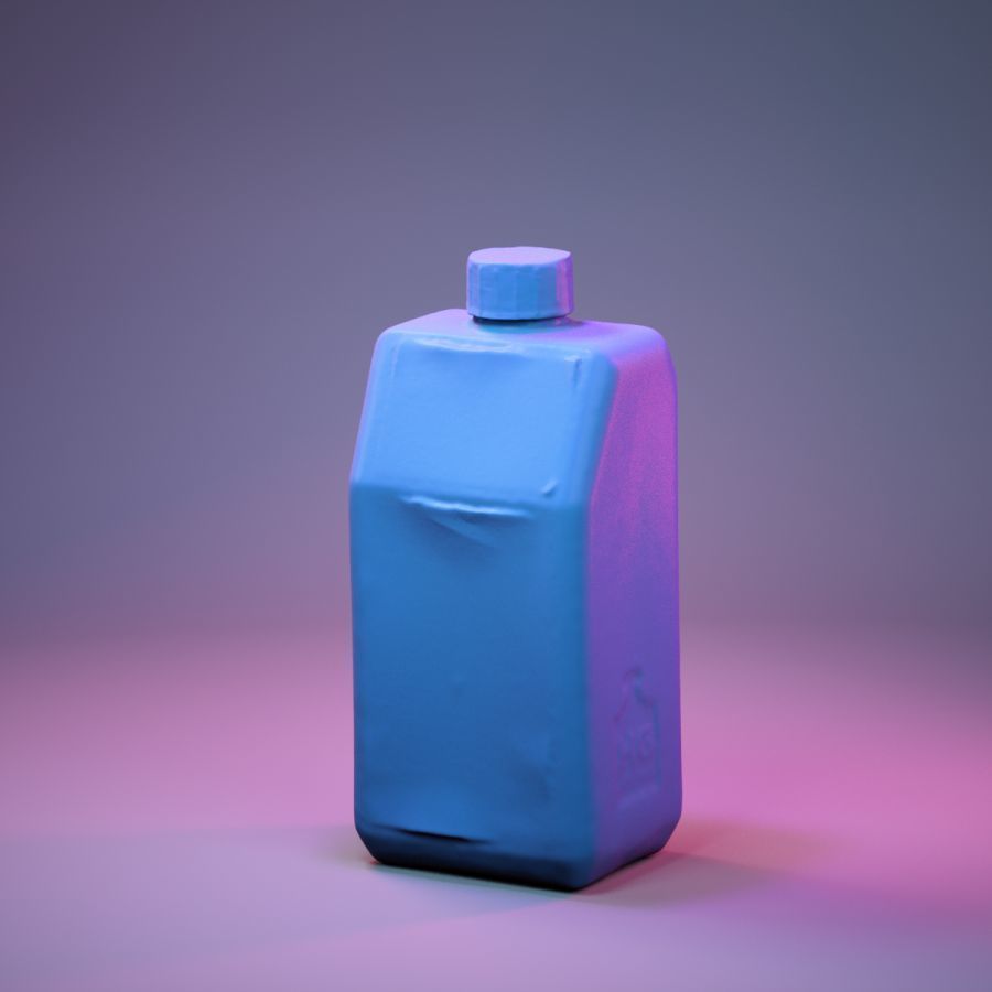 Container 022 Low-poly 3D model_7