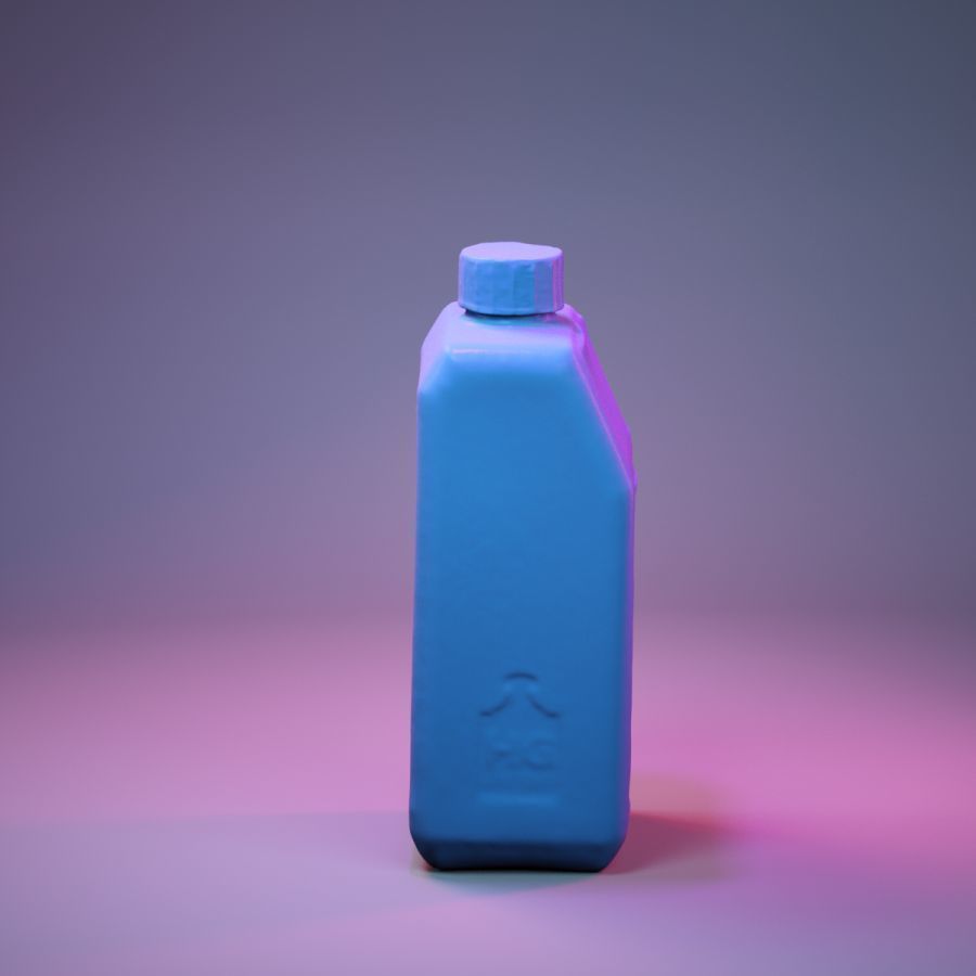 Container 022 Low-poly 3D model_11