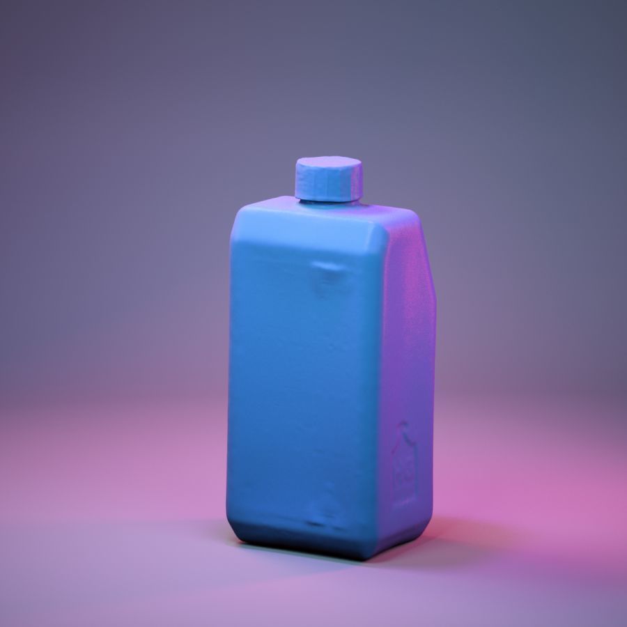 Container 022 Low-poly 3D model_1