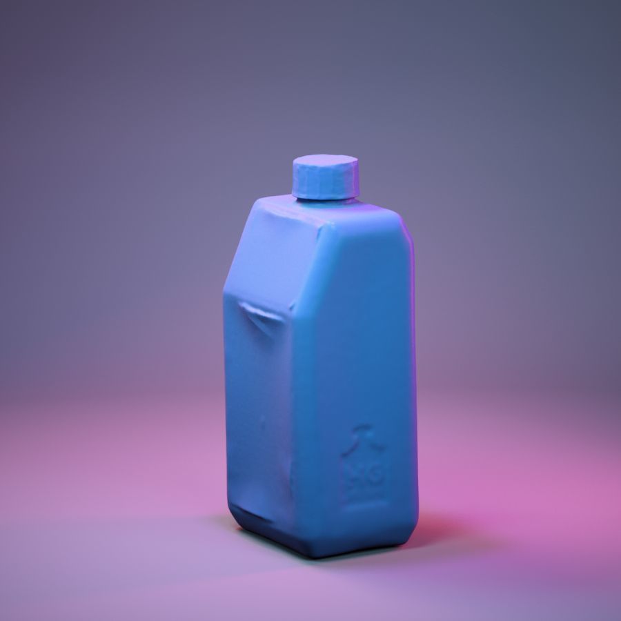 Container 022 Low-poly 3D model_6