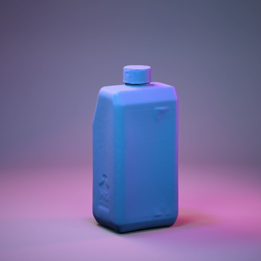 Container 022 Low-poly 3D model_3