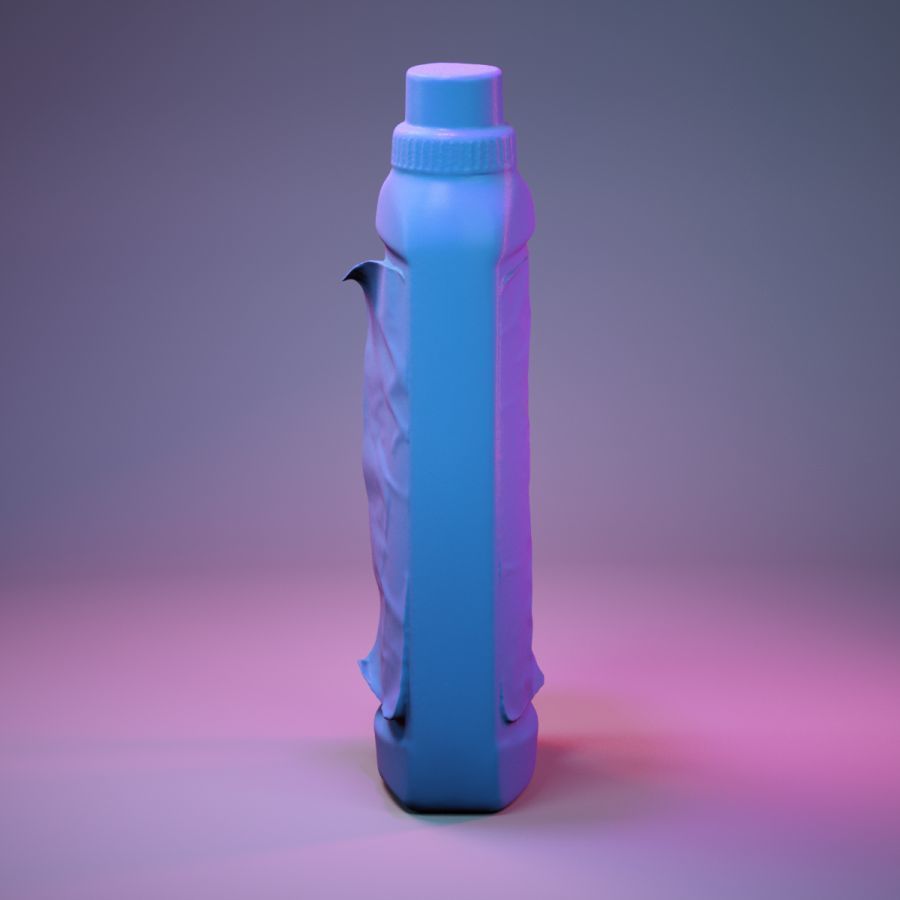 Container 021 Low-poly 3D model_11