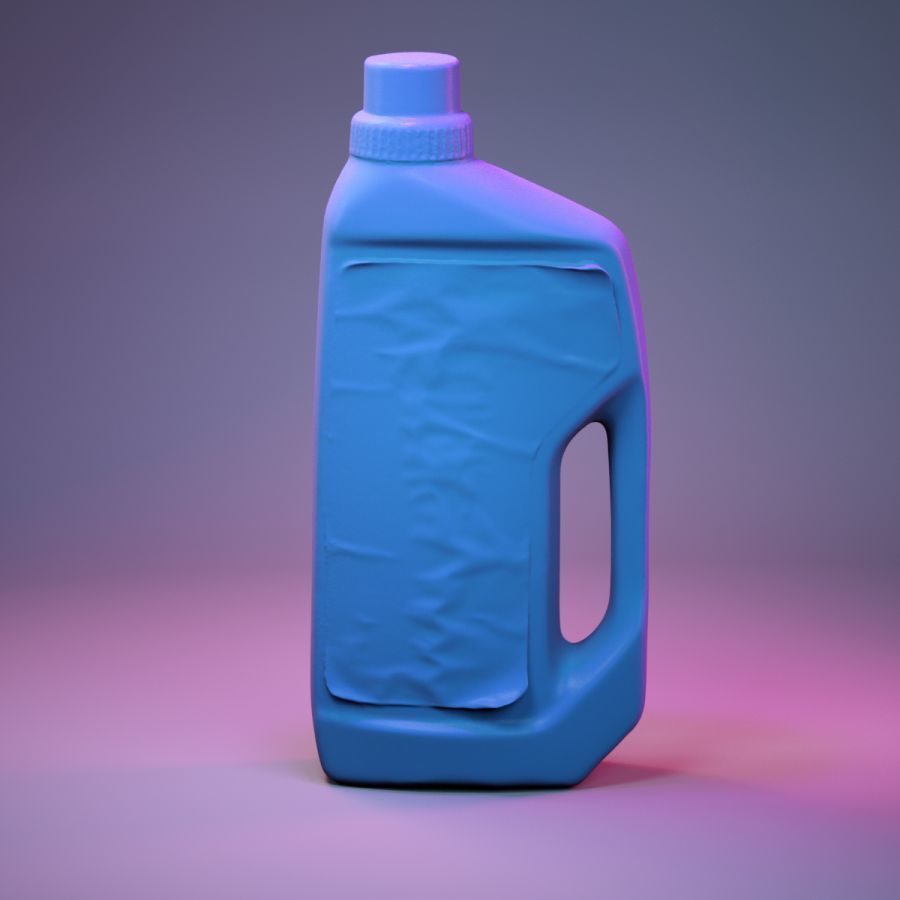 Container 021 Low-poly 3D model_8