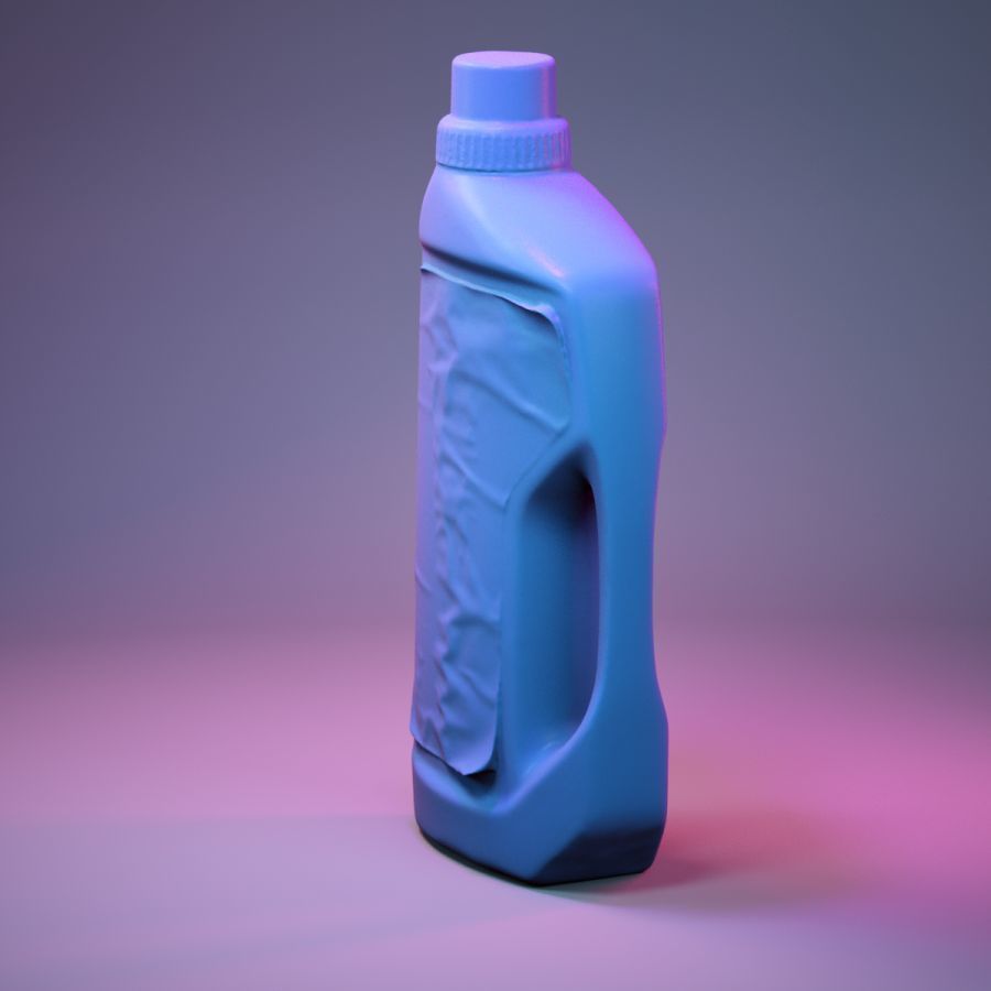 Container 021 Low-poly 3D model_6