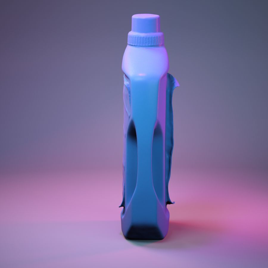 Container 021 Low-poly 3D model_5